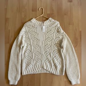 HEARTLOOM chunky knit sweater